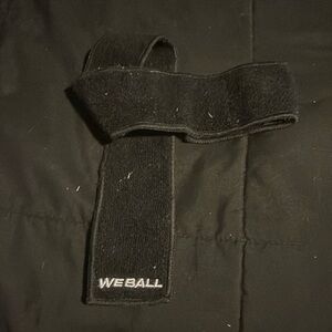 Black WEBALL towel.